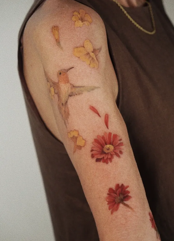 Tatuagem por Luiza Blackbird